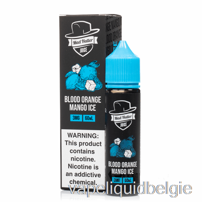 Vape België Bloedsinaasappel Mango Ijs - Gekke Hoedenmaker - 60ml 0mg